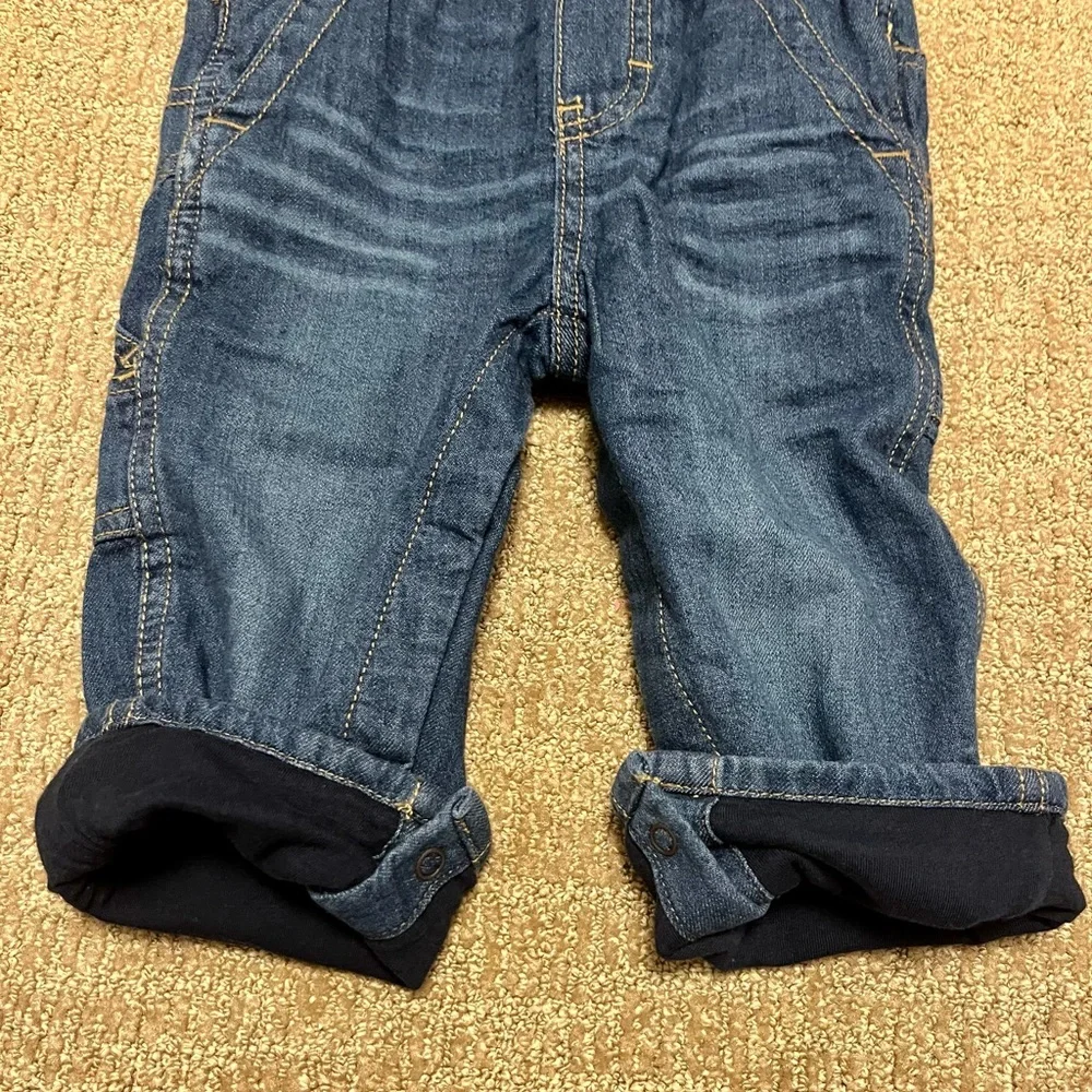 OshKosh B’Gosh Blue Polyester Lined Bib Overalls